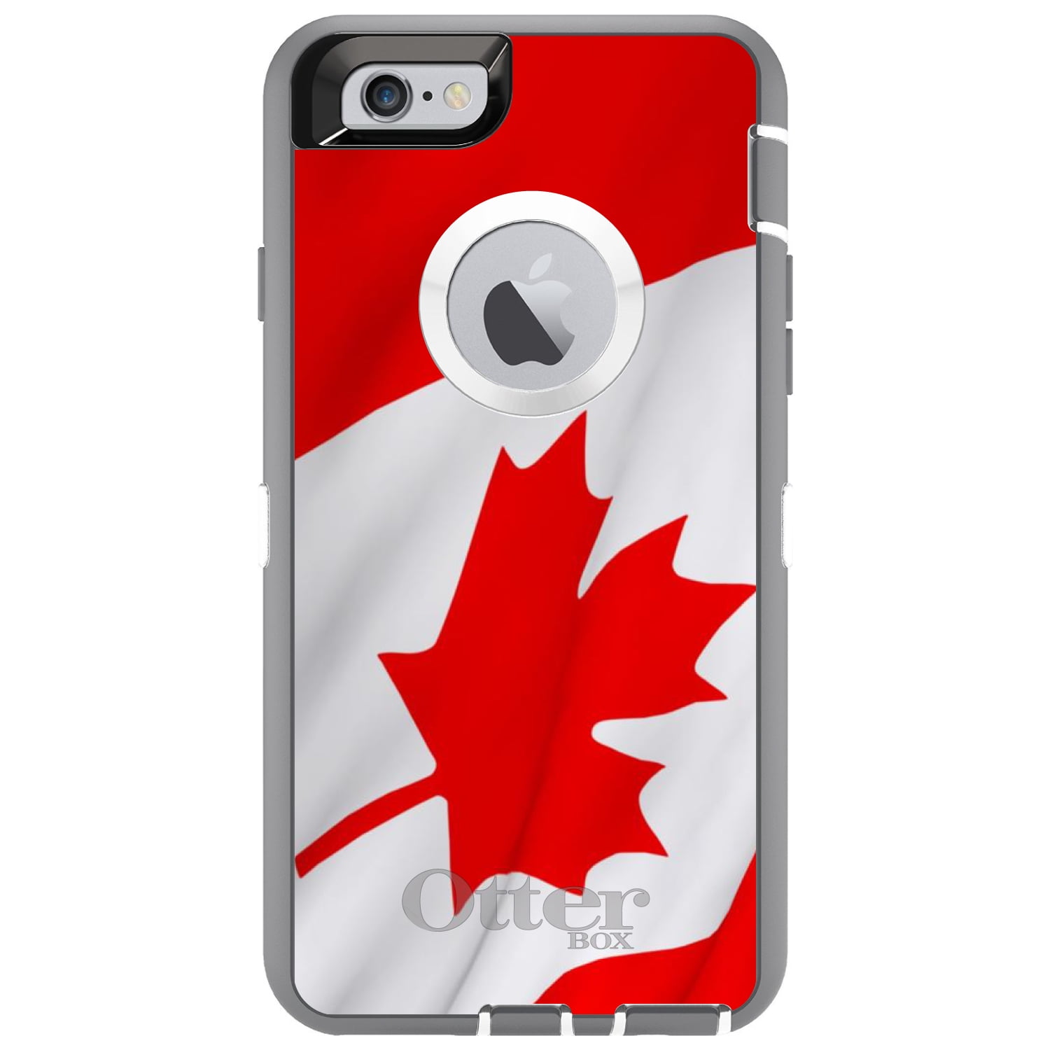 CUSTOM Glacier (Grey White) OtterBox Defender Series Case for Apple iPhone 6 ...