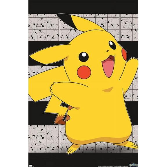 Pokemon - Pikachu Open Arms Wall Poster, 22.375" x 34"