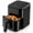 Black, variant on Casabay 3QT Air Fryer, 800W Compact Digital Airfryer with Nonstick, 160-400°F Temperature Range and Auto-Off for Bake, Dehydrate, Reheat, Red