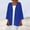 Blue, variant on Kimono Cardigans for Women Dressy Long open front cardigan Fall Solid Color Cardigan Long Sleeve Cover Up Blouse Tops