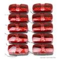 thumbnail image 1 of Pack 10 Red Trailer RV LED 2"x4" Bullseye Marker Light w/Advanced SMD LED, 1 of 1