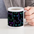 thumbnail image 4 of CafePress - Halloween Kitty Cat - 11 oz Ceramic Mug - Novelty Coffee Tea Cup, 4 of 6