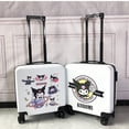 thumbnail image 3 of 18-Inch Trolley Case Sanrioed Kuromi Cinnamoroll Anime Kawaii Melody Suitcase Universal Wheel Password Student Kids Board Plane, 3 of 5