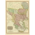 thumbnail image 2 of Thomson 14x18 White Modern Wood Framed Museum Art Print Titled - Europe Turkey - Thomson 1815, 2 of 4
