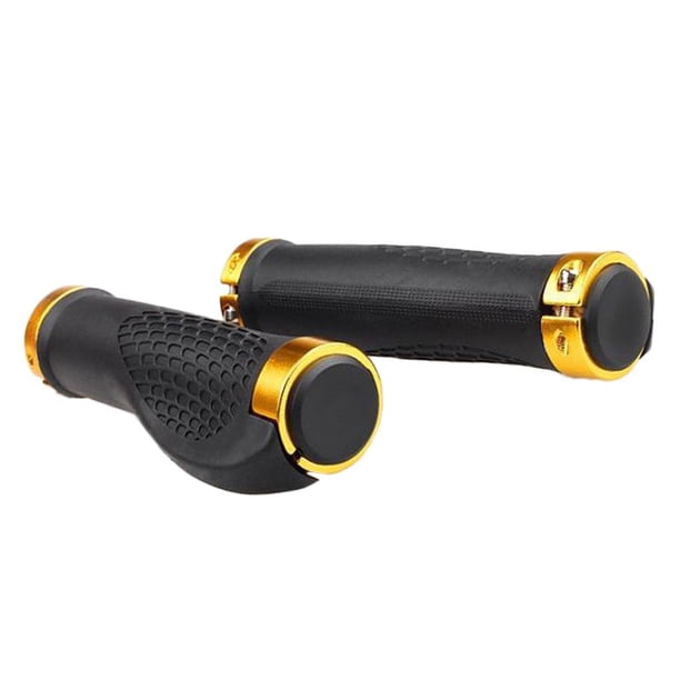 Soidarity 1 par de empuñaduras de manillar de bicicleta de montaña de 13cm, empuñaduras de goma antideslizantes para bicicleta, bloqueo de bicicleta Ciclismo amarillo Soidarity CP0500-02