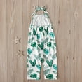 thumbnail image 6 of IROINNID Girls' Casual Sleeveless Jumpsuits Spaghetti Strap Loose Romper Long Pants with Pockets, 6 of 9