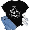 thumbnail image 2 of Bridal Bachelor Party Shirt Bridal Wedding Party Print T Shirt, 2 of 3