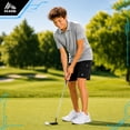 thumbnail image 3 of RBX Boys Short Set Moisture Wicking Golf Polo Shirt and Shorts Athletic Outfit for Sports 2 Piece, 3 of 7