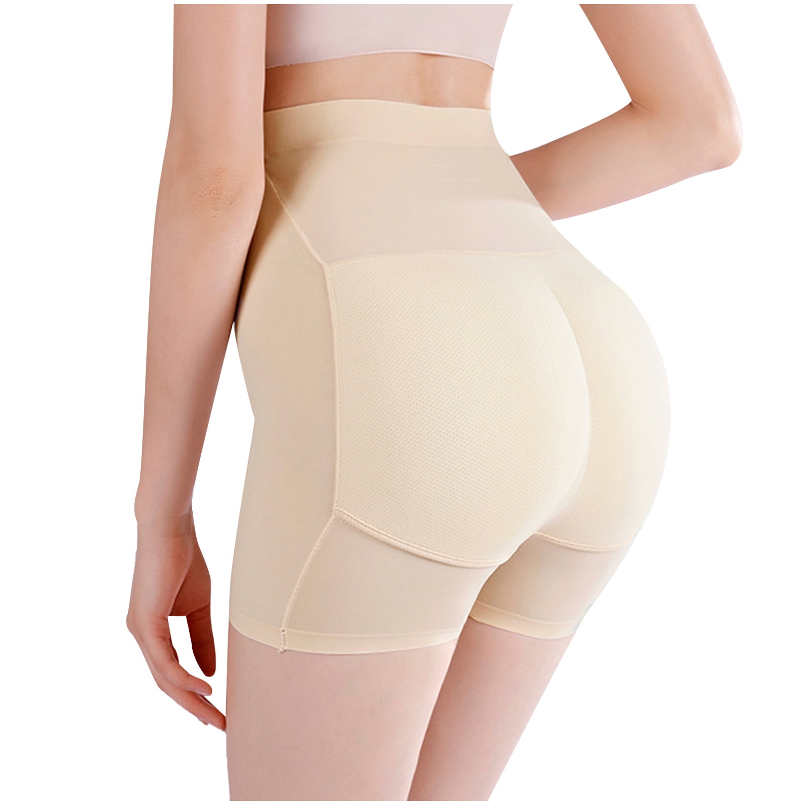 HUPOM Post Partum Underwear Women After Birth Girls Underwear High Waist Activewear None Elastic Waist Beige XL