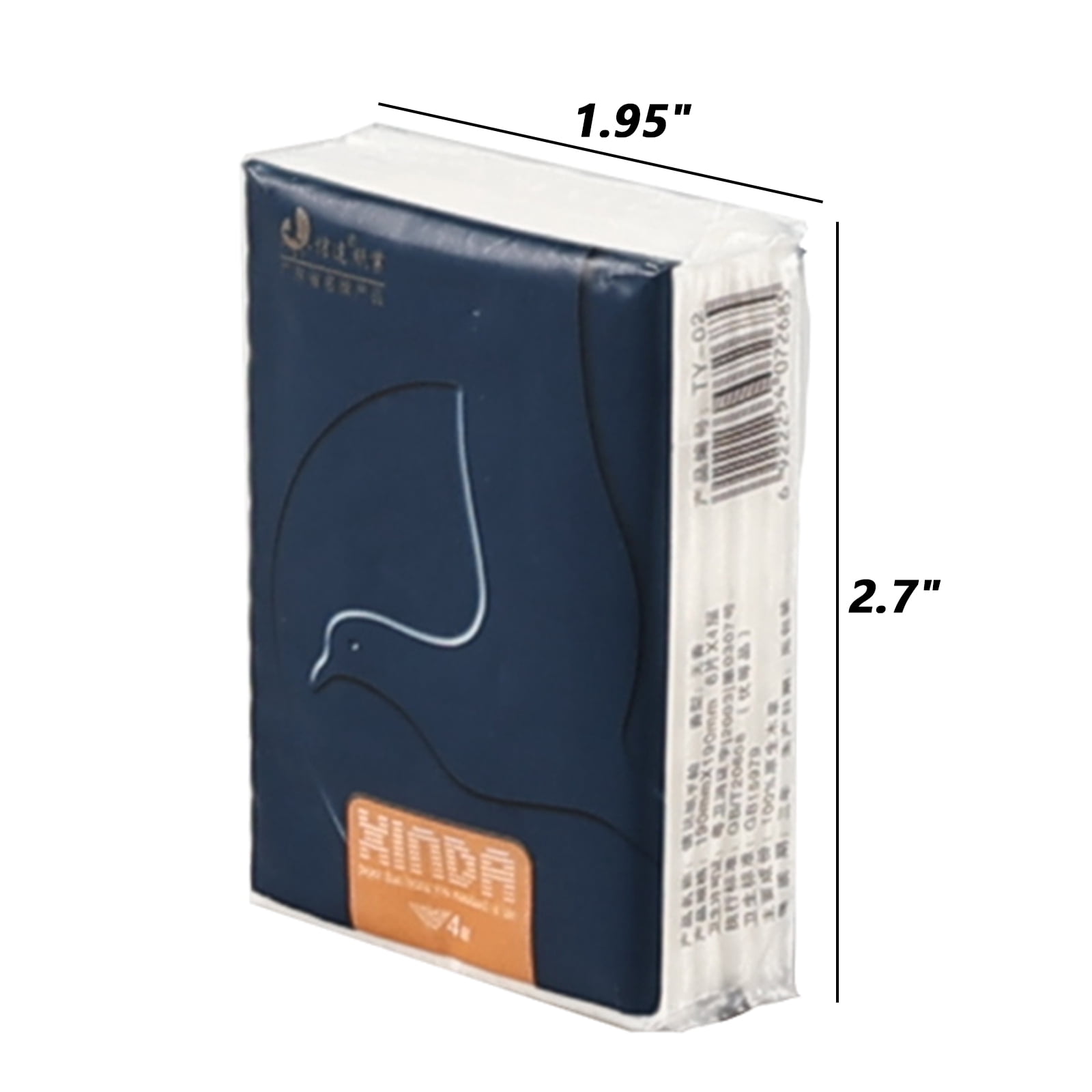Uumitty 480 Packs Pocket Packs Soft Facial Tissues, Mini Travel Size Tissues, 4-Ply