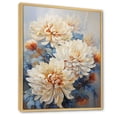 thumbnail image 2 of Designart "Blissful Mums In Soft Garden Colors" Mums Floater Framed Wall Decor, 2 of 5
