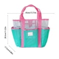 thumbnail image 4 of Msgweeeg Beach Bags for Women Beach Tote Large Mesh Beach Tote Bag for Women Quickily Dry Swimming Pool Bag with Multi Pockets Foldable Travel Gym Tote for Beach Towels Toiletries Summer, 4 of 7