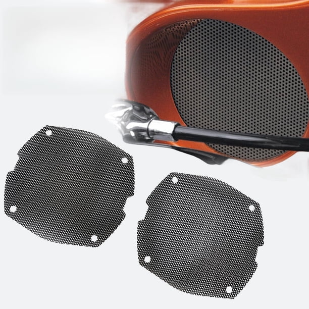 Cubierta de rejilla de altavoz frontal de malla de repuesto para Harley Davidson