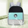 thumbnail image 4 of DOLITY Sac à Dos de Transport Portable pour Chien et Chat Réglable avec Poches de Rangement Sac à Fermeture Éclair Vert Pâle, 4 of 9