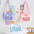 thumbnail image 3 of Bolsa de mensajero de felpa Kawaii Lolita Sanrio, Kuromi My Melody Cinnamoroll Purin, bolsas de gelatina transparentes, regalos de cumpleaños para niños y niñas, 3 of 4