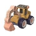 thumbnail image 2 of Fiudx Juguetes Desmontaje Y Montaje De Vehículos De Construcción, Excavadora, Bricolaje, Tuerca, Juguete De Construcción, 2 of 7