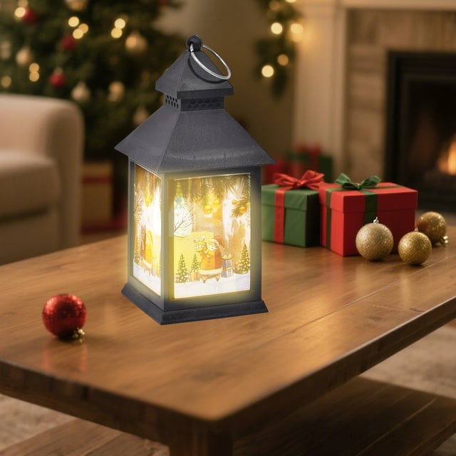 Christmas Snow Lights Indoor Christmas Decorations Battery Powered Suitable For Christmas Thanksgiving Parties Dining Tables