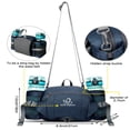 thumbnail image 4 of WATERFLY Unisex Large Capacity Hiking with Bottle Holder Fanny Pack Waist Bag,Dark Blue, 4 of 7