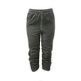 thumbnail image 6 of Fiaer,Plus Size Hiking Capri Joggers for Women,Women's Elastic Waist Pleated Pocketed Pants,Ladies Lightweight Lace up Loose Fit Spliced Trousers Bronze XXL, 6 of 6