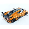thumbnail image 6 of Koenigsegg Agera RS Cone Orange with Black Carbon Accents 1/18  Model Car by Autoart, 6 of 7
