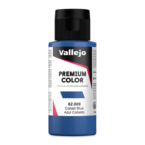 Vallejo Premium Airbrush Colors - 60 ml, Cobalt Blue