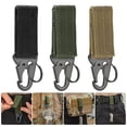 thumbnail image 3 of 3 Pcs Tactical Carabiner Outdoor Edc Keychain Keys Holder Camping Backpack Belt Hook Hanging Buckle Muilter Clip, 3 of 5