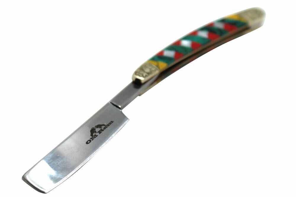 Old Ram Collection Barber Straight Razor Style Manual Folding Knife