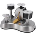 thumbnail image 3 of Mini Drum Model, Finger Drum Set Stable Base Compact Structure ABS Plastic Inbuilt Speaker Rich Details for Collection for Kids, 3 of 5