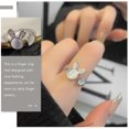 thumbnail image 4 of 2pcs Femmes Doigt Bague Lapin Carotte Doigts Bagues Filles Doigt Bijoux Bague Réglable, 4 of 7