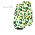 thumbnail image 6 of Fotbe Green Avocado (2) Pattern Automotive Seat Covers for Cars Trucks and SUVs – Car Seat Covers for Front Seats,Protective Seat Covers,Vehicle Seat Covers, Set of 2, 6 of 9