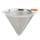 thumbnail image 1 of Yuarrent Gotero de café con cono TureClos con soporte Filtro de café reutilizable de doble cubierta de acero inoxidable Juegos de servir café y té Yuarrent HA2424-00B, 1 of 6