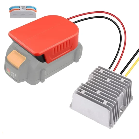 20V to 12V Step Down Converter Adapter for Worx 6PIN Battery Voltage Regulator