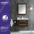 thumbnail image 3 of Anzzi 20 x 30 in. Conques Bathroom Vanity Set, Rich Brown, 3 of 9
