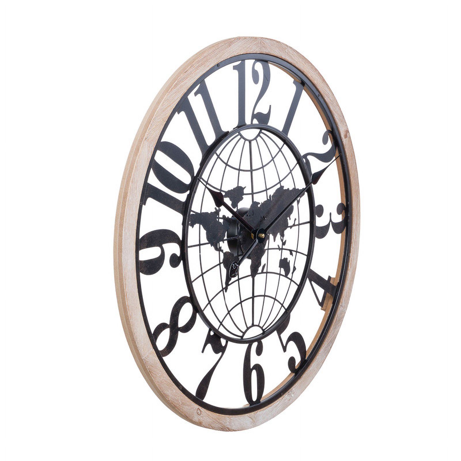 Elandra Modern Contemporary Global Wall Clock