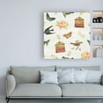 thumbnail image 3 of Trademark Fine Art 'Cottage Roses Pattern VI' Canvas Art by Sue Schlabach, 3 of 3