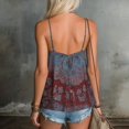 thumbnail image 5 of BODOAO Women's Spaghetti Strap Tank Top Paisley Print V Neck Flowy Camisole Loose Fit Boho Sleeveless Casual Summer Cami Top for Beach Vacation Festival Wear Red L, 5 of 8