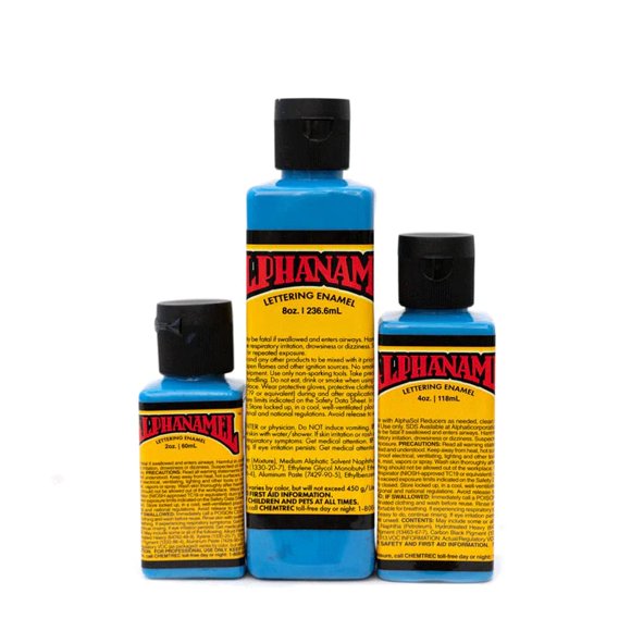 Alphanamel 2.5Oz Light Blue