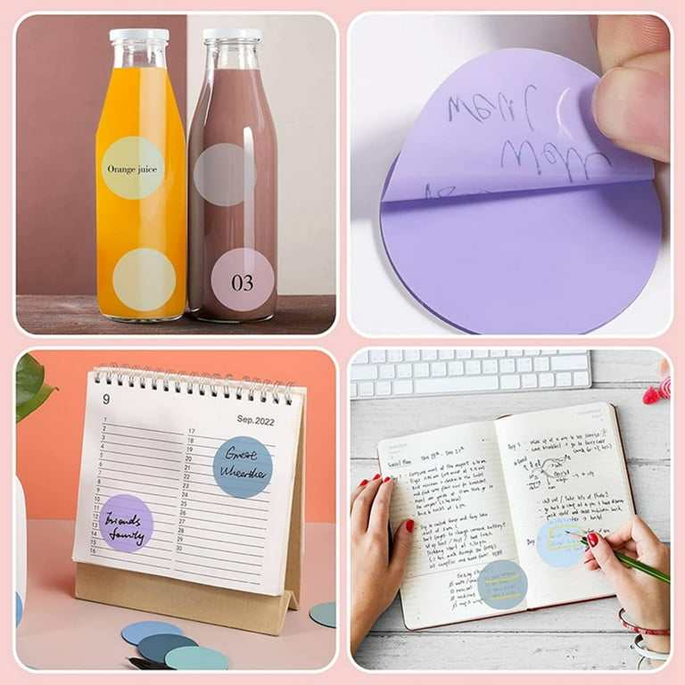 Transparent Sticky Notes, Cute Clear Sticky Tabs, Translucent Page