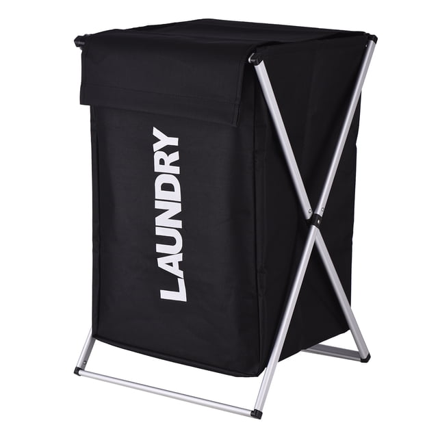 Cesta de la ropa sucia Cesta de lavandería, cesto de ropa, organizador, clasificador, almacenamiento CACAGOO Negro