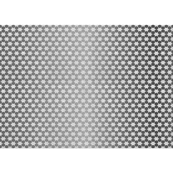 Ahgly Company Indoor Rectangle Patterned Smokey Gray Area Rugs, 2' x 5'