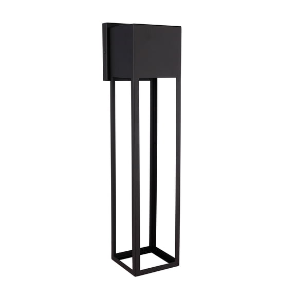 Craftmade 20 in. 1 Light Integrated LED Midnight Finish Outdoor Wall Lantern Sconce