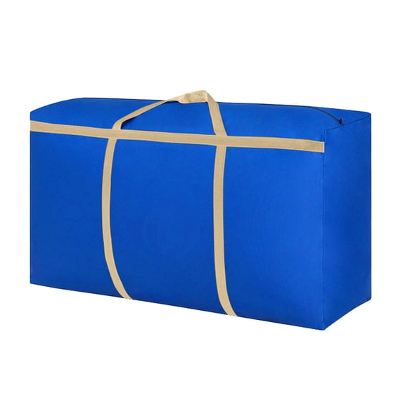 Btomtd Washable Storage Bags with Reinforced for Clothes and Quilt Construction Storage Solutions for Home Textiles, 230L, Blue