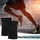 thumbnail image 2 of 1 par de rodilleras protectoras de esponja, rodilleras suaves y transpirables, rodilleras para deporte, gimnasio, patinaje, negro, talla M, 2 of 7