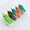 5PCS, variant on BARMOTU Frog Lure Ray Frog Topwater Fishing Crankbait Lures/Artificial Soft Bait Soft Tube Bait,Especially for Bass Snakehead,Freshwater Soft Bai Musky Tackle Box Spitted weedless bas