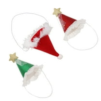 Luxshiny Colorful Paper Cone Party Hats with Yarn Strings for Festive Birthday and Christmas Celebrations, Set of 3