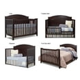 Sorelle Furniture Berkley Round Top Panel 4in1 Convertible Crib