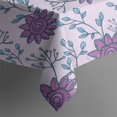 thumbnail image 6 of 42x42 Inch Waterproof Square Tablecloth, Thickened Polyester Table Cover for Dining & Parties, Floral Print, 6 of 6