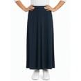 thumbnail image 6 of Girl's Stretch Knit Fit and Flare A-Line Maxi Skirt, 6 of 7