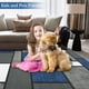 thumbnail image 4 of Alfombra moderna Haperlare con diseño geométrico, lavable, antideslizante, fina, para dormitorio y sala de estar, 1,22 m x 1,83 m, azul marino, 4 of 7