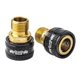 thumbnail image 2 of 2 espaciadores de pedal de extensión de Pedal izquierdo y derecho, rosca de material acero de 9/16 '', adaptador de 20mm, extensión de Pedal de eje para Oro DYNWAVEMX Extensores de pedal de bicicleta, 2 of 8